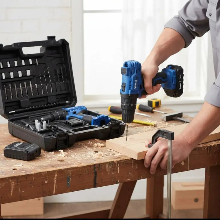 دریل پیچ گوشتی شارژی 0.8-10 میلیمتری 29 پارچه وی تولز مدل VT1211-KIT