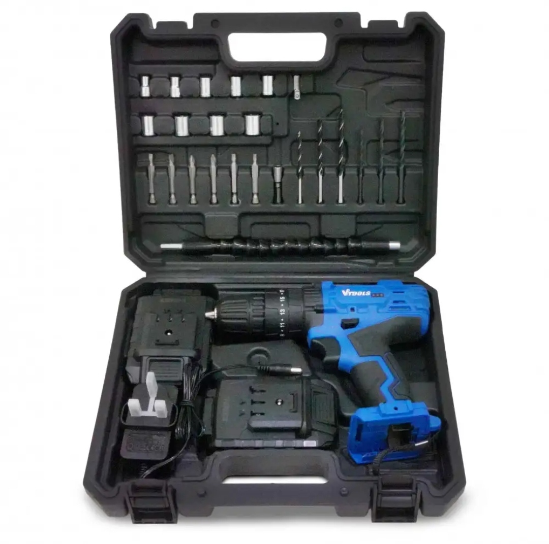 دریل پیچ گوشتی شارژی 0.8-10 میلیمتری 29 پارچه  وی تولز مدل VT1211-KIT